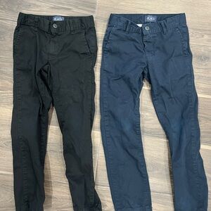 Boys Children’s Place Black and Navy Pants size 6 School Uniforms